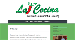 Desktop Screenshot of lacocinarestaurant.com