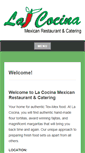 Mobile Screenshot of lacocinarestaurant.com